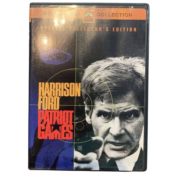 Vintage 1992 Patriot Games Special Collector's Edition DVD Harrison Ford VG - Picture 1 of 2